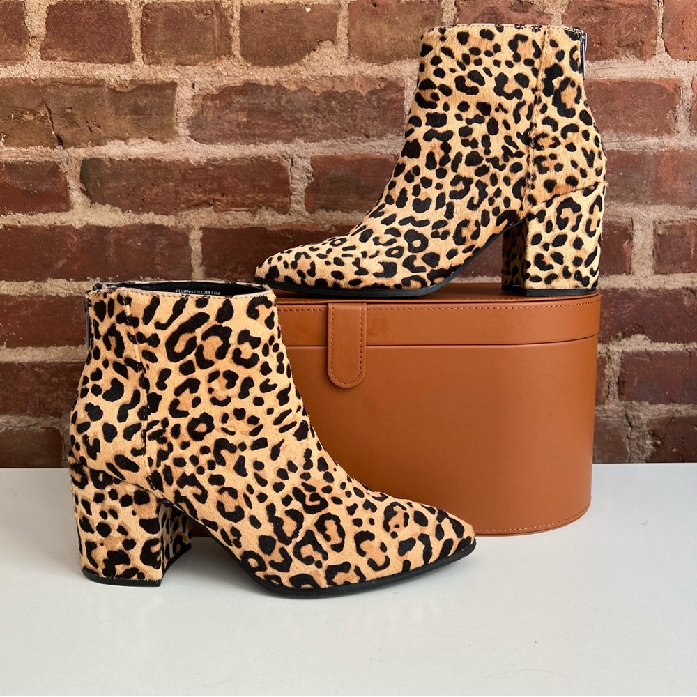 Leopard Print Booties